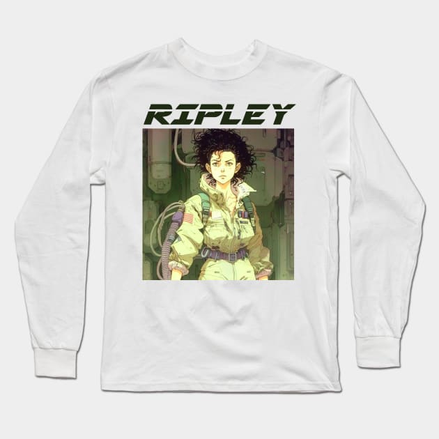 Anime Ripley Long Sleeve T-Shirt by Zombiscuit